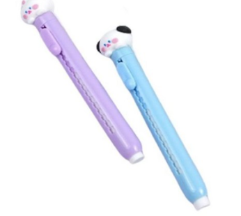 Roller Eraser Slide Random Pink Foot Pencil Eraser Writing Instrument Art Eraser 2 Types Mini Eraser Stationery Eraser