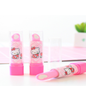 Pink Heart Hello Kitty Lipstick Eraser