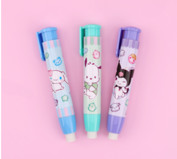 Sanrio Knock-type Eraser Pochaco Single 1 Piece
