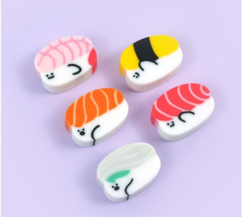 Don’t eat! Sushi food eraser, random, 2