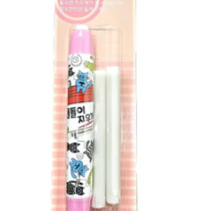 From) Dol Dol Eraser Set (Main Body + 2 Refills) 10 Pieces