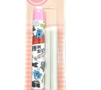 From) Dol Dol Eraser Set (Main Body + 2 Refills) 10 Pieces