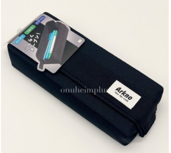 Acno Magnetic Tray Pencil Case One-Touch Pen Case, Black, 1 Piece