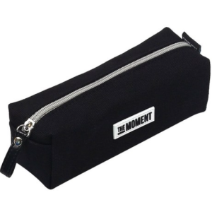 Popo Fancy Dermoment Simple Pen Pouch, Black, 1pc