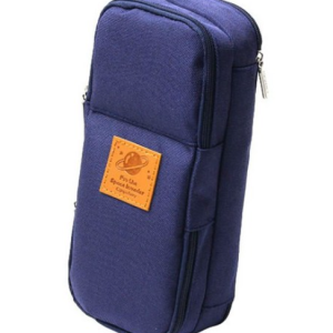 Popo Fancy Space 3-Tier Pen Pouch, Navy, 1pc