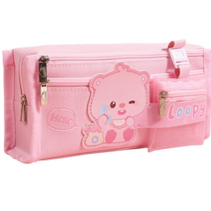 Entrance gift elementary school cute rupee pink popular student supplies pencil case horizontal