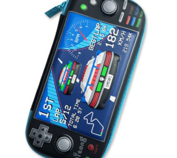 Key Tong Character Pouch-type 3D Pencil Case, Game Console S (Black), 1 pc