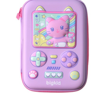 Big Kid Gangnam Pencil Case Elementary School Children Kids Large Capacity 3D Stereoscopic Pencil Case Pouch, Playnao, 1 Piece