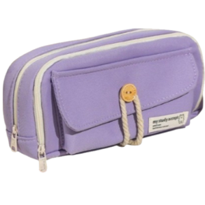 Everyday sparkle storage pouch pencil case, purple, 1 piece