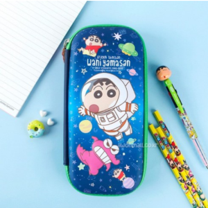 Cash item New semester elementary school entrance gift Crayon Shin-chan EVA pencil case pen pouch