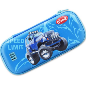 Keyton Monster Truck S Character 3D Pencil Case, Blue, 1 Piece