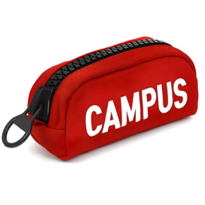 Popo Fancy Campus Wang Zipper Pen Pouch, Red, 1pc