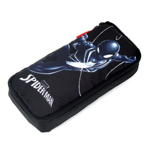 My Bless Marvel Pencil Case Spiderman Pencil Case Black Series Boys Elementary School Pencil Case Pouch Pouch Type