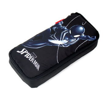 My Bless Marvel Pencil Case Spiderman Pencil Case Black Series Boys Elementary School Pencil Case Pouch Pouch Type