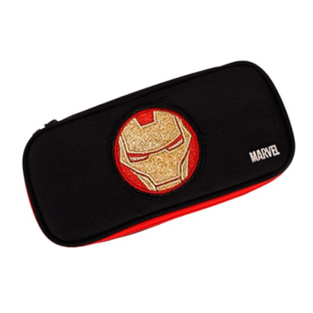 Marvel Iron Man Glitter Pouch Pencil Case Cloth Plush Pencil Case Kids Boys Children Elementary School Student Character Gift