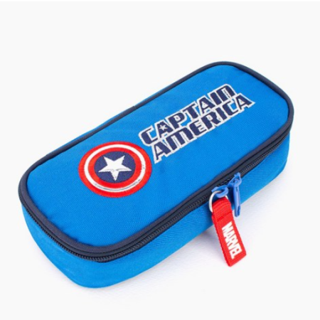 Marvel Captain America Armored Pencil Case Boys Children Kids Elementary School Pouch MARVEL
