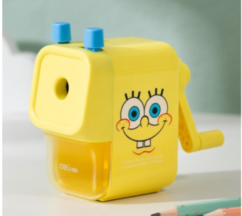 Spongebob 5-Stage Adjustable Sharpener, Yellow, 1 Pack