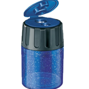 Staedtler Cap-Type 2-Hole Jumbo Pencil Sharpener 5134, Blue, 1 Piece