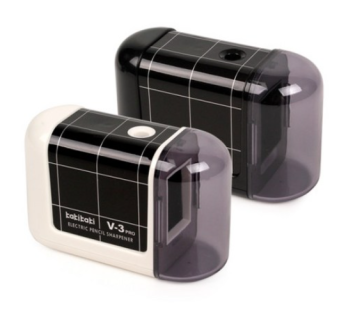 Kaki Kaki V3 Electric Pencil Sharpener, White, 1pc