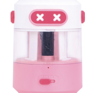 Ruda Hello Robo Automatic Pencil Sharpener, Pink Robo, 1pc