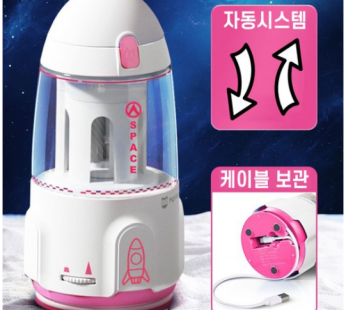 Innowell Automatic Pencil Sharpener Portable Auto-Rising Lead-Adjusting Art Jumbo Pencil, Space Pink, 1 Piece