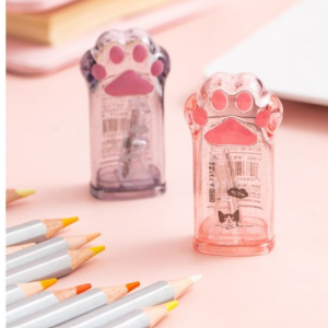 Cute Cat Paw Pencil Sharpener Cat Paw Stationery Office Supplies Writing Tools Mini School Supplies