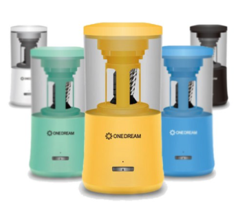 Automatic Electric Pencil Sharpener Smart Auto-Insert Auto-Rise Elementary School Entrance Gift Lead Thickness Adjustment, White, 1 Piece