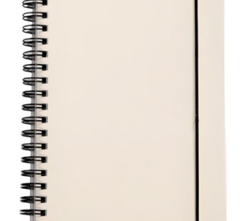 Morning Glory PP Banding Spring Note Empty 32 Sections Left Side, Random Delivery, 1 Piece