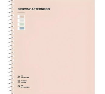 Morning Glory 3000 Theme Color One Ring Spring Note, Random Delivery, 1 Piece