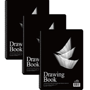 Gloria Black Drawing Book 200g