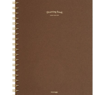 Popo Fancy 7000 Thick Drawing Book Brown 170g