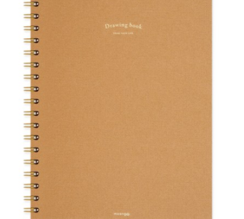 Popo Fancy 7000 Classic Thick Drawing Book Beige