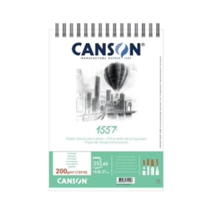 HGR Canson 1557 Drawing Pad 200gA5 25 sheets CA1557-SP200A5