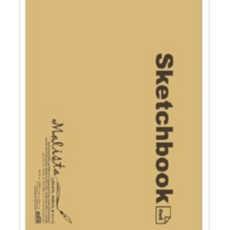Malista Sketchbook 4-section (200g m 370x540mm 17 sheets)