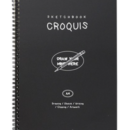 Morning Glory 5000 Left Iron Croquis Book Random Delivery, A4, 1ea