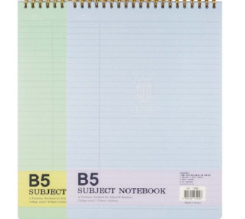 OXFORD Sub-Ject Tear-off Spring B5 Steel 80 sheets 2p, Random delivery, 1 set