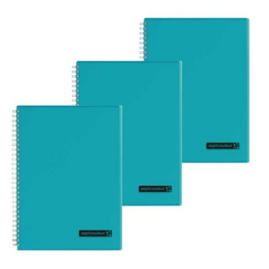 Maruman Cut Color Note B5, Blue, 3 pcs