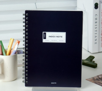 Paperit PP Index Notebook, Pink, 2 pcs