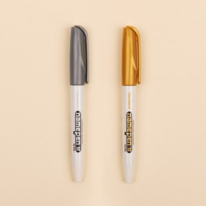 Monami Name Pen M Bold Gold Silver