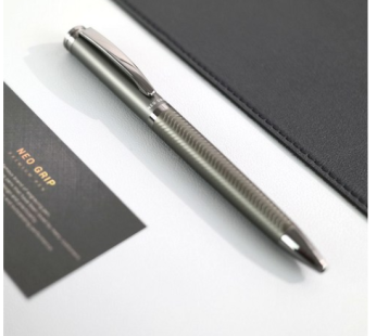 NeoGrip Momentum Ballpoint Pen Engraved Pen Premium Gift Making Free Engraving, Dark Grey, 1 Piece