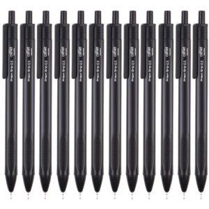 Comet Triangle Grip Neutral Gel Pen 0.5mm, Black, 12 pcs