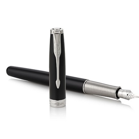 Parker Sonnet Lacquer Black CT Fountain Pen/FINE