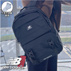 New Balance Two Pocket Backpack Bag Men Women Office Worker Student Laptop School Bag New Semester Gift / Sports Socks