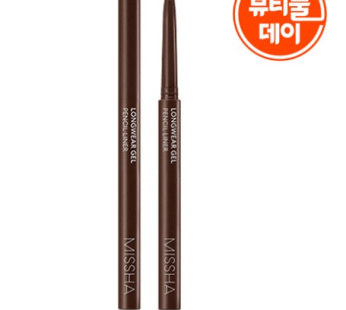 MISSHA Longwear Gel Pencil Liner 0.14g, Brick Brown, 1pc