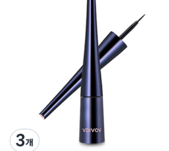 Vidivob Eyecut Liquid Liner, Black, 3 Pack