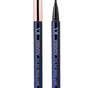 VDIVOV VDIVOV Eyecut Brush Eyeliner – Black, Black, 1pc