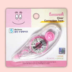 Babapapa Clean Correction Tape / White Writing Instrument Office Supplies Corrector Character Stationery Group Gift School