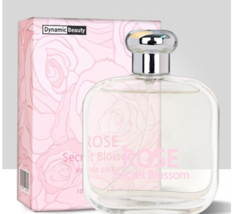 “Dynamic Beauty Rose Secret Blossom Eau de Parfum 100ml (Large) Fruity Floral Scent, 100ml, 1ea “