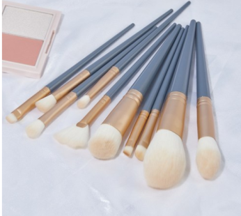 Takitaki Makeup Foundation Brush Set of 10, Navy Bridge, 1 Set