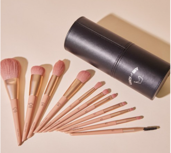 Vanilla Moon Perfect Makeup Brush 11 Piece Set, Brush 11 Piece Set +…, 1 Set